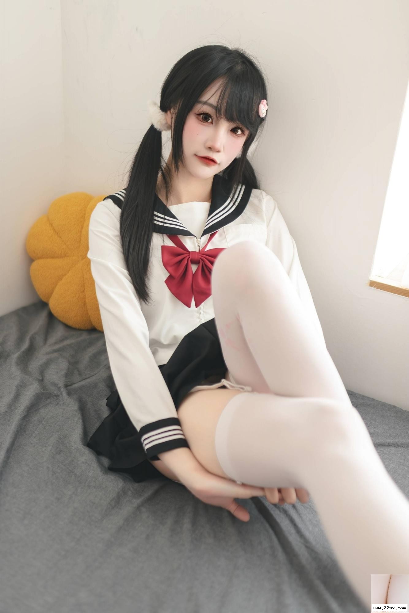 [網路收集] 福利少女 嗷嗚醬《 水手服限定 》VIP專屬 [48P]-黑狗写真局