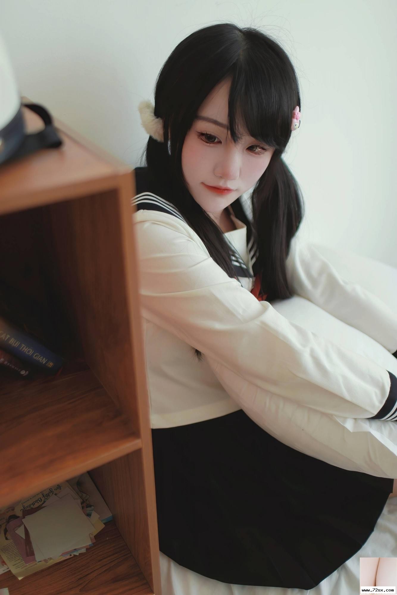 图片[5]-[網路收集] 福利少女 嗷嗚醬《 水手服限定 》VIP專屬 [48P]-黑狗写真局
