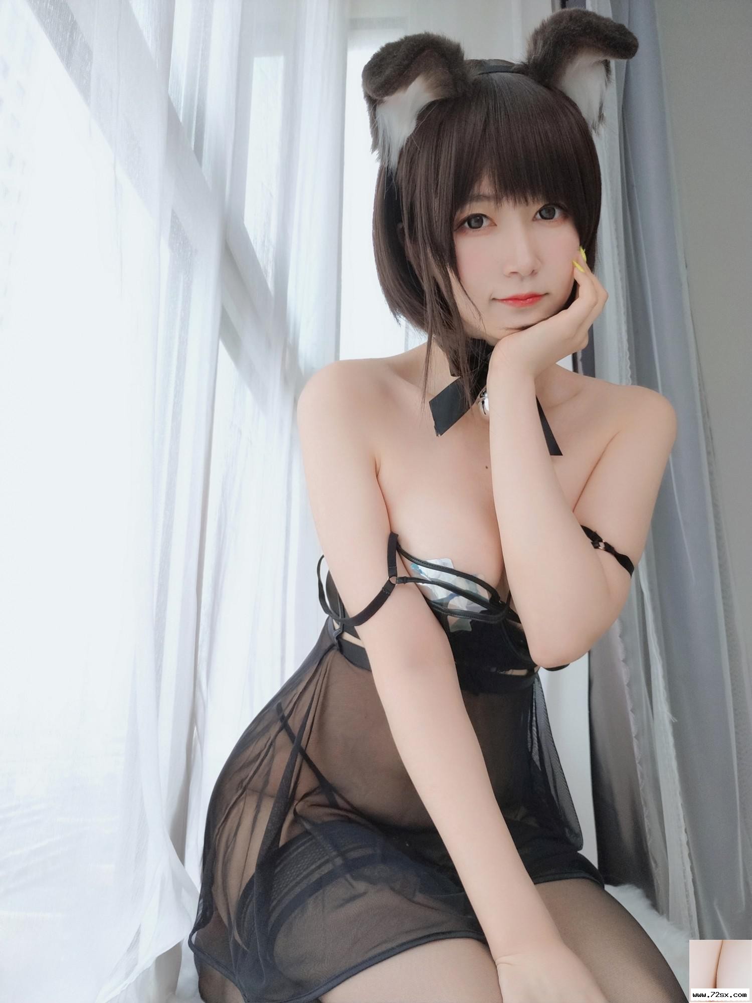 图片[2]-白銀81《黑色情趣裝2》後入視線看了凍未條 (61P)-黑狗写真局